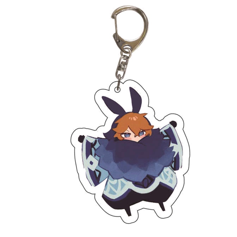 Móc Khóa Hình Nhân Vật Game Genshin Va Chạm Dễ Thương