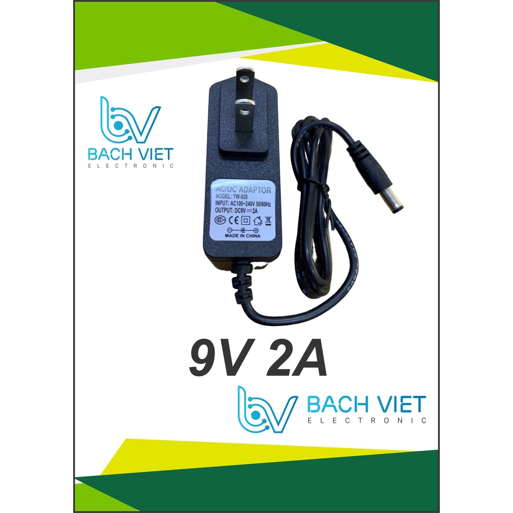 Adapter nguồn 3V / 4.5V / 5V / 6V / 7.5V / 9V / 12V - 1A / 2A / 3A / 5A - Jack DC 5.5mm