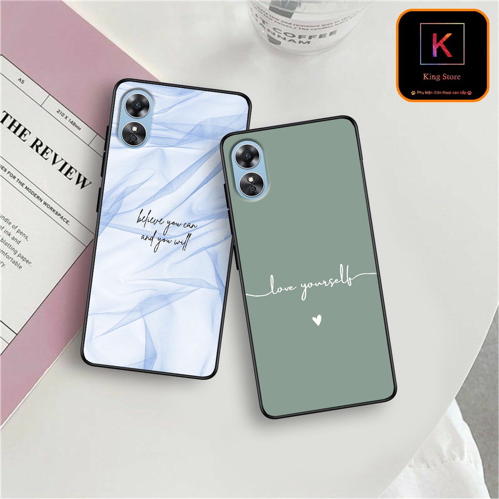 Ốp lưng Oppo A17 - A17k in hình LoveSmile - Chất liệu TPU cao cấp