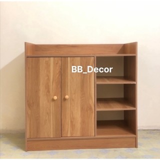 Tủ giầy gỗ 2 cánh 4 ngăn. tủ gỗ để nội thất. c80 x r80 x s30cm. gỗ mdf cao cấp. khoan sẵn lỗ, đủ vít, lắp ráp dễ dàng
