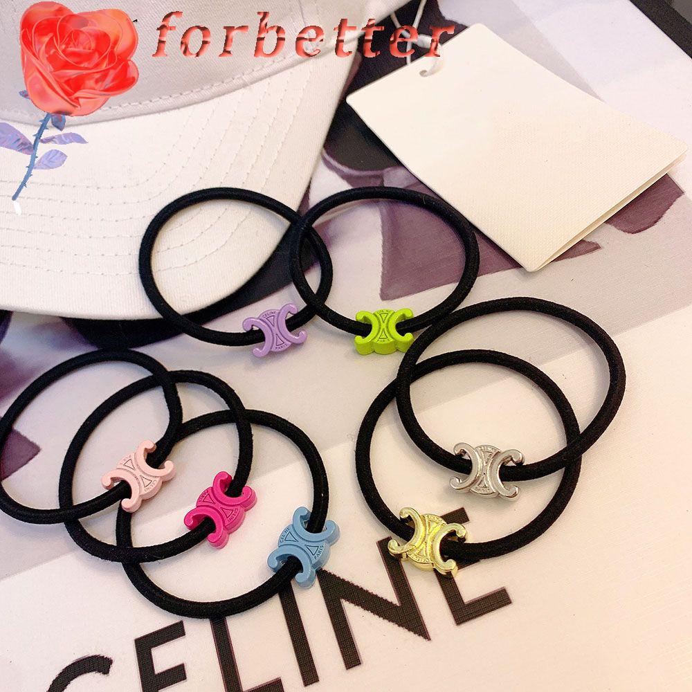 Dây Cột Tóc Bằng Acrylic Màu Kẹo Ngọt Thời Trang Cho Nữ Giá Đỡ