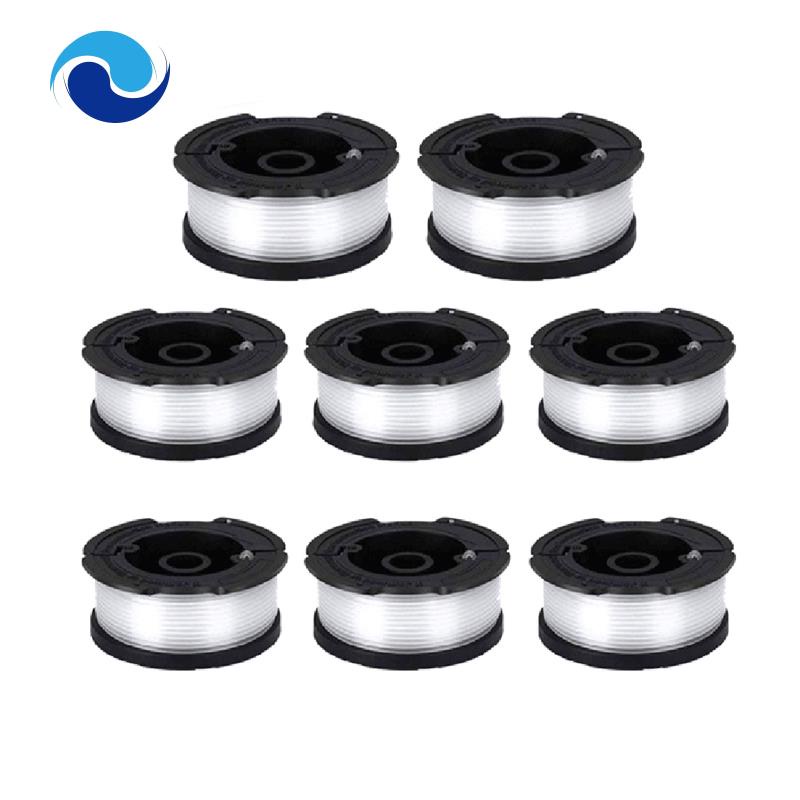 Bộ 8 Cuộn Dây Cho Máy Cắt Cỏ Tự Động 30Ft 0.065Inch Màu Đen
