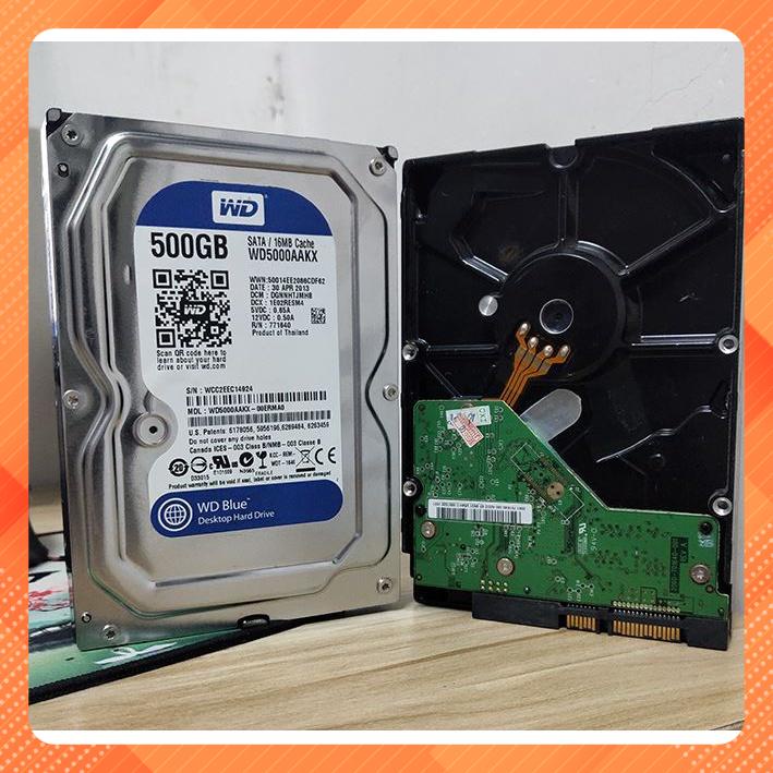 Ổ cứng PC máy để bàn HDD 500g 7200rpm Sata- Tặng kèm Cáp Sata
