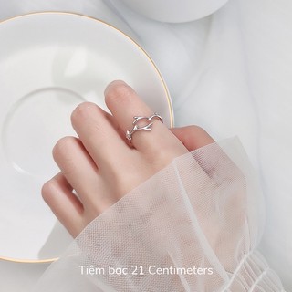 Nhẫn bạc Oliu Nhẫn bạc Tiệm bạc 21Centimeters