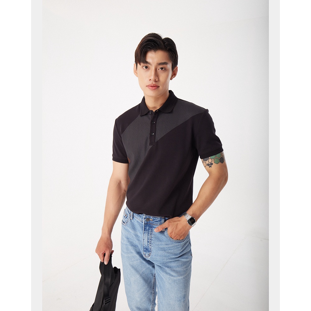 Áo polo nam BEN & TOD R1300BB148 vải thun cotton 100%, nam tính, chỉn chu, sang trọng, thanh lịch OUTLET 289