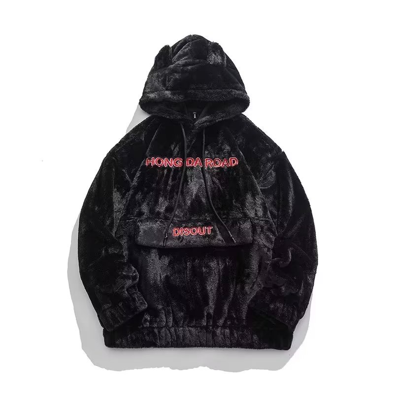 Áo Khoác Hoodie Lông Cừu Mềm Mại Thoải Mái Phong Cách Đường Phố Cho Nam Giới Cỡ M-3XL 540g