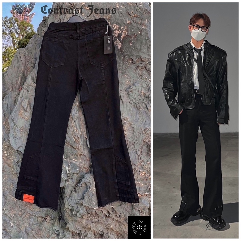 Quần Jeans Ống Loe HAPPYORSAD ( Contrast Jeans HOS )
