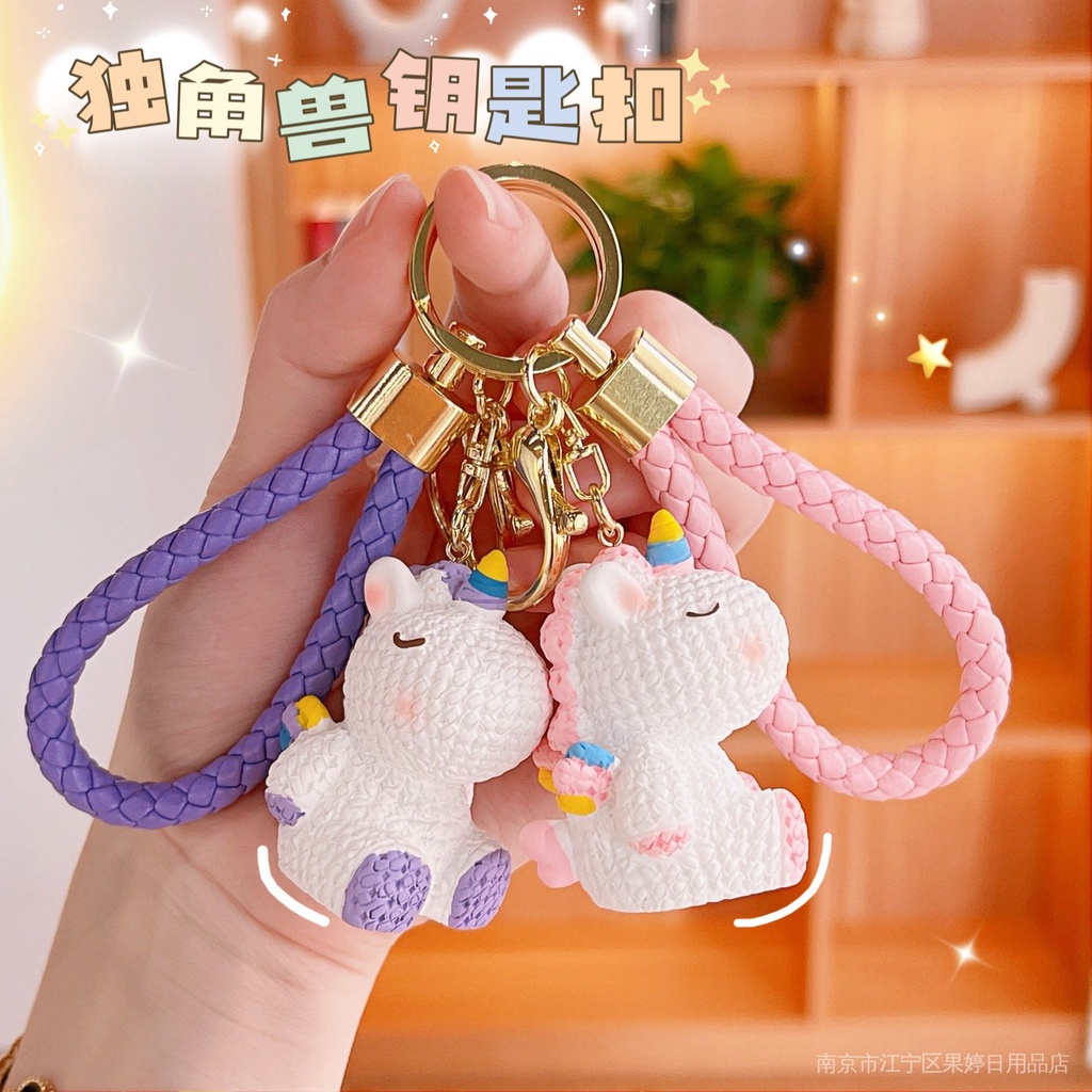 Móc Khóa Hình Kỳ Lân Nhỏ Dễ Thương Dành Cho Nữ