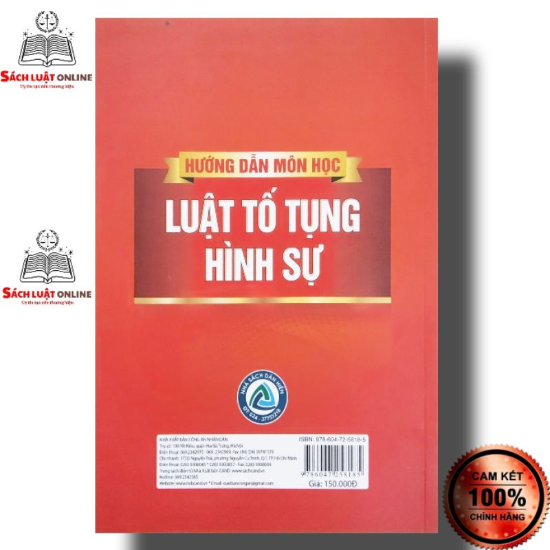 Sách - Hướng dẫn môn học Luật Tố tụng hình sự