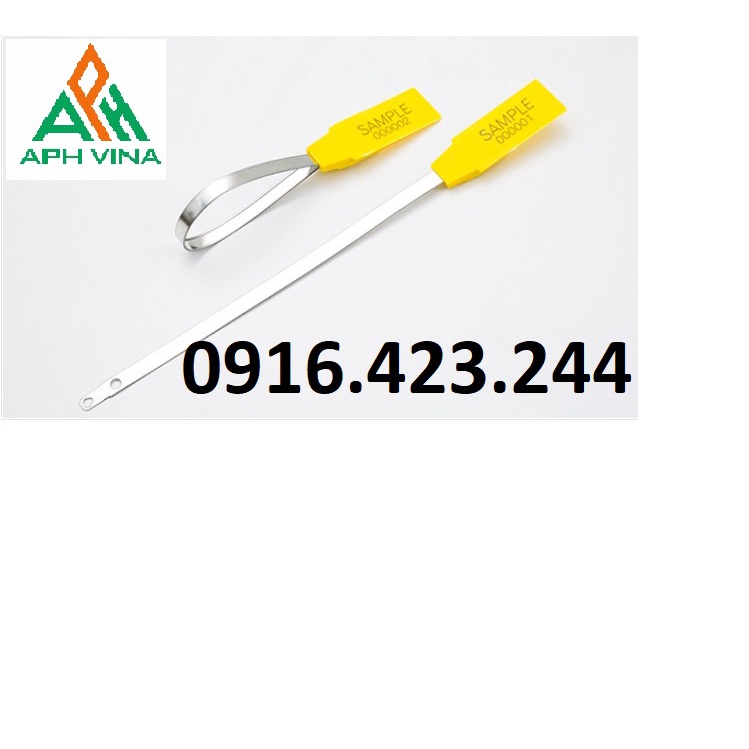 Seal lá thép bộ 10 cái in sẵn số seri