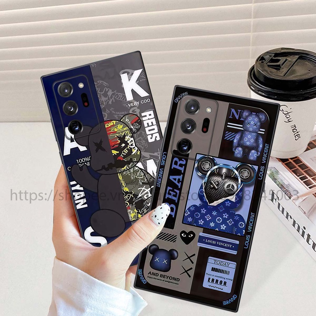 Ốp Samsung Note 20 / 20 Plus / Note 20 Ultra in hình Bear Brick,K@ws,smile,...hot trend