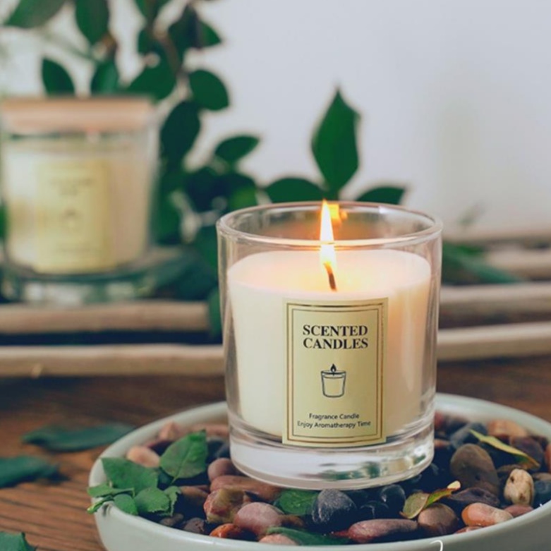Nến cốc thiên nhiên trang trí phòng ấm áp không khói, nến cốc SCANTED CANDEL 4x6cm deco HOME SHOP ON