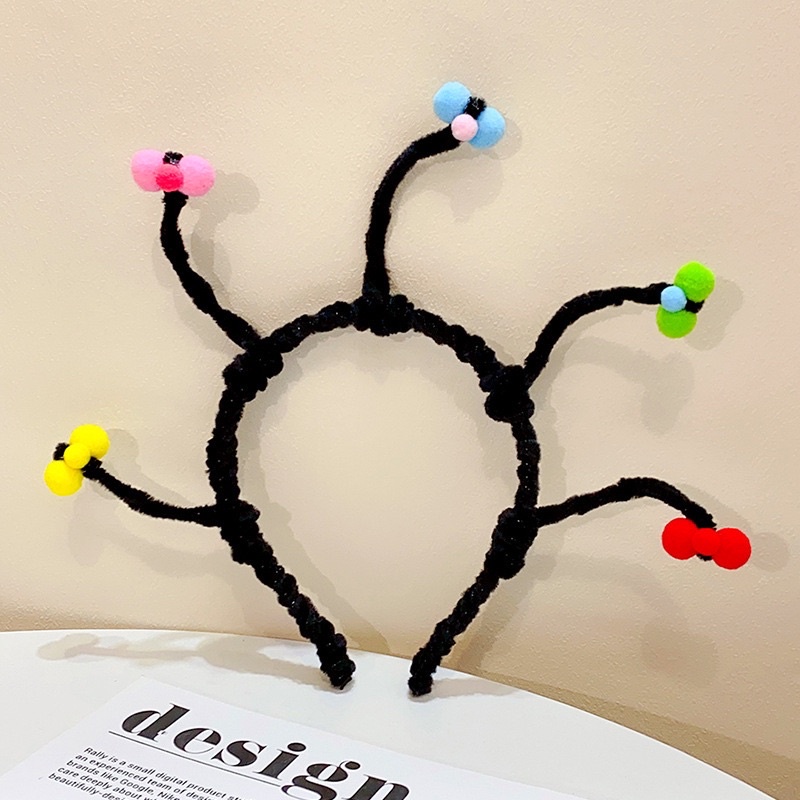 Bờm, Cài tóc lò xo hình Mona Happy Birthday, Halloween vui nhộn đáng yêu