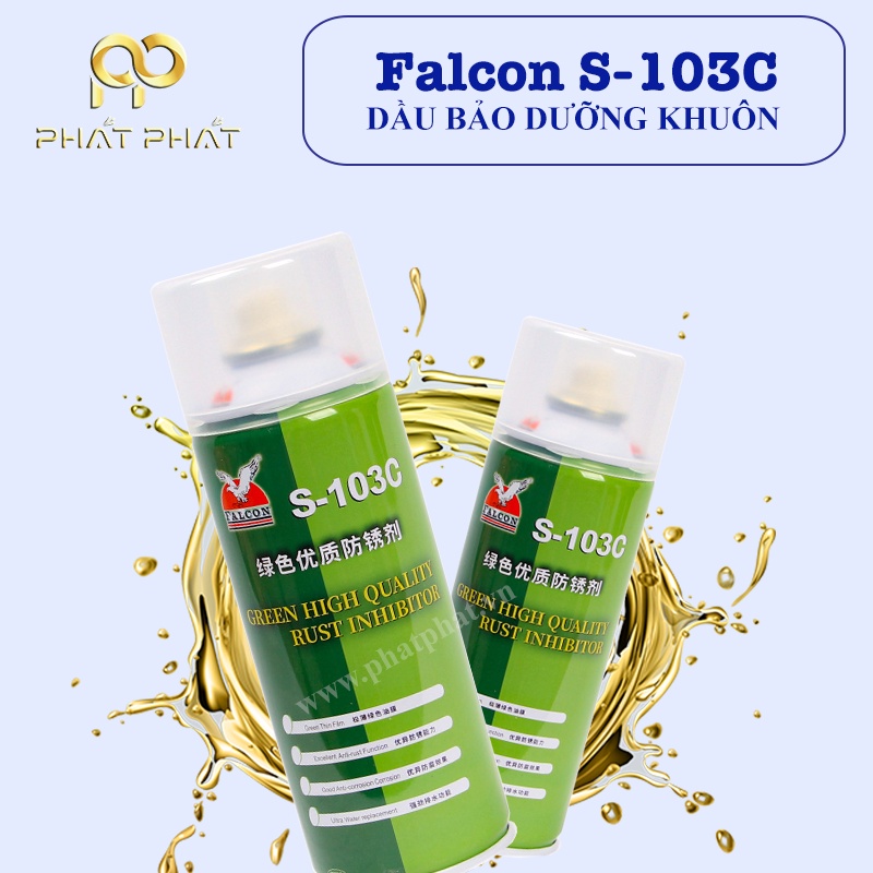Dầu bảo dưỡng chống gỉ màu xanh lá cây Falcon S-103C