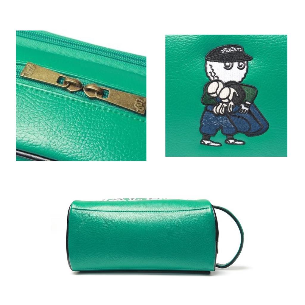 Túi Golf Da Thêu Hình 5 Màu Thời Trang - Pouch Bag