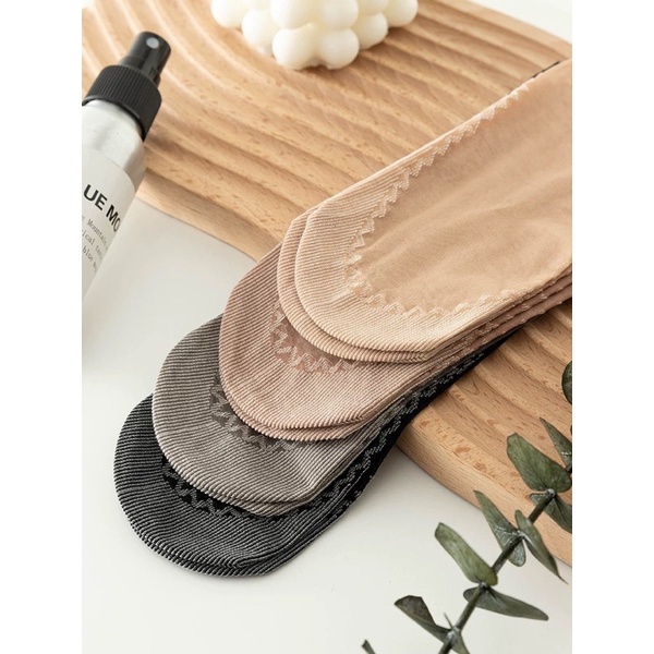 Tất Da Chân Cổ Ngắn Nữ Chống Trượt Softie, vớ Nữ Phong Cách Hàn Quốc Co Giãn 4 Chiều 169