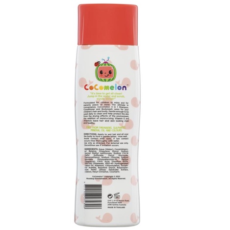 CoComelon Dầu Gội Dầu Xả Sữa Tắm 3 In 1 cho bé 400ml - Sp nhập từ Úc đã được kiểm nghiệm da liễu bé từ 18 tháng