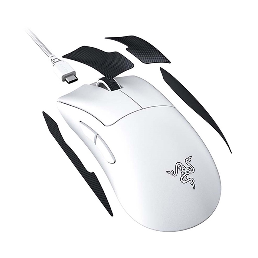 Chuột game không dây Razer DeathAdder V3 Pro-Ergonomic White
