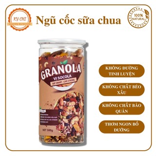 Ngũ cốc sữa chua, ngũ cốc ăn kiêng Ky Chi vị socola hũ 500gr