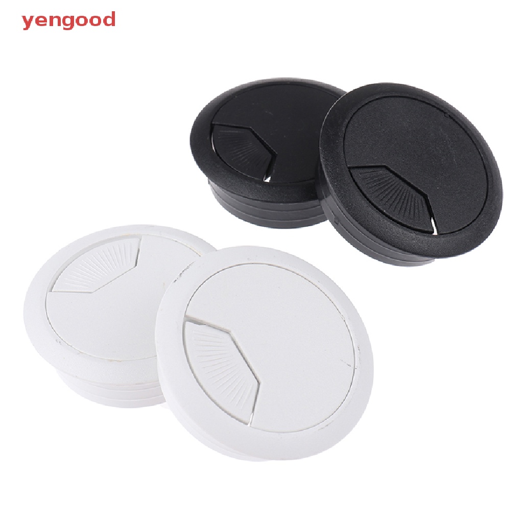(YGD) Nắp Nhựa Đậy Lỗ Thoát Khí Cho Dây Cáp Máy Tính Bàn 50mm