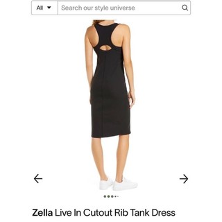 Đầm ba lỗ dáng thể thao Zella