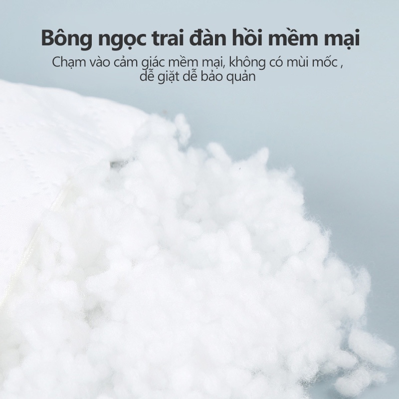 [Einmilk.ân ninh]Gối nằm cho bé 2 mặt nhung cotton QP22