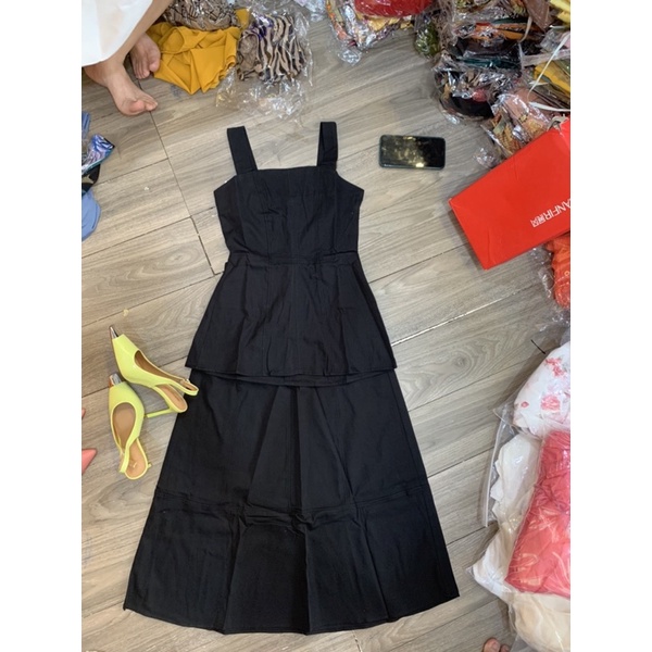 Áo dây chân váy dài