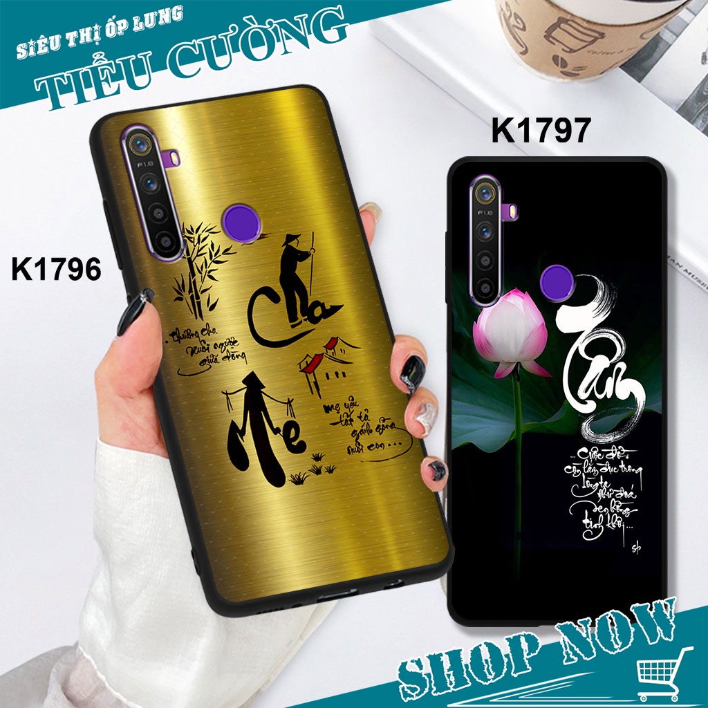Ốp REALME 5 / 5i / 5 PRO in hình Thư Pháp thời trang cực kỳ đẹp và sang trọng