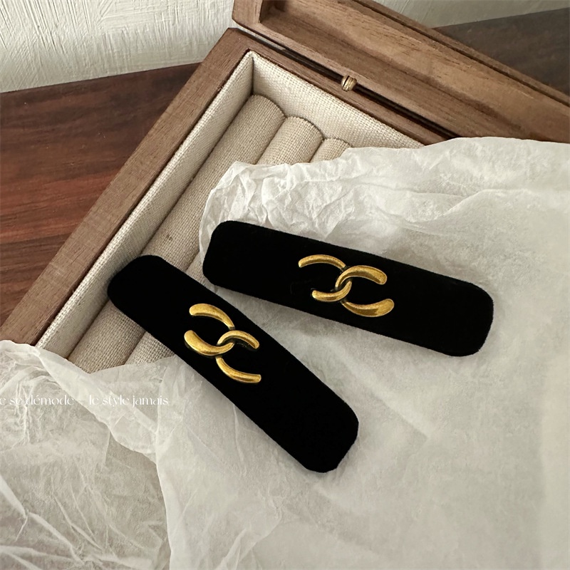 Kẹp Tóc Nhung In Chữ Thời Trang Thu Đông Hàn Quốc 2022 Mới Cho Nữ