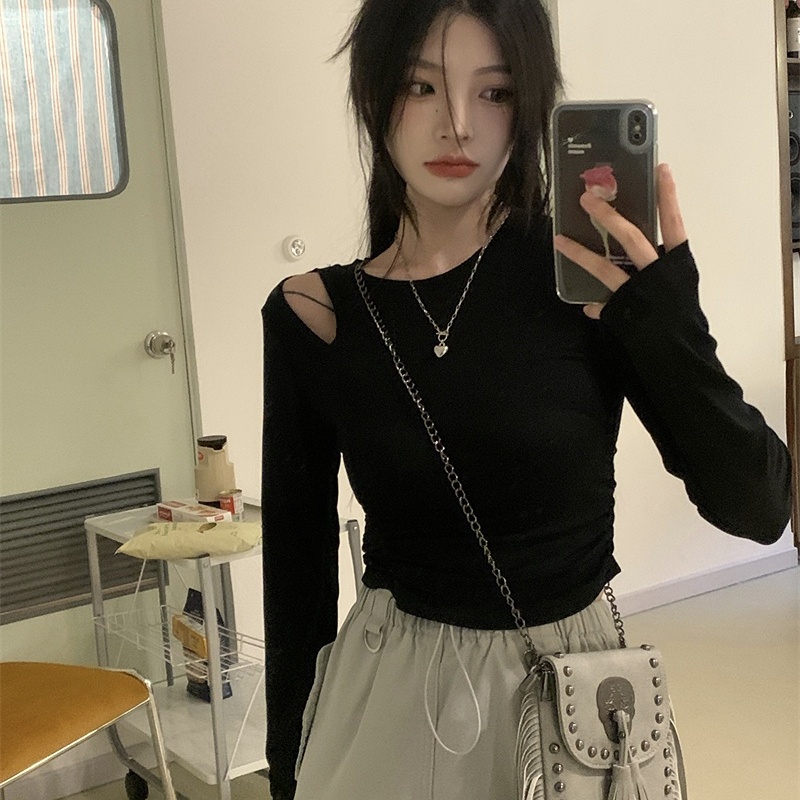 Áo thun SUXI dài tay đơn giản thời trang cho nữ