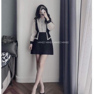Váy dạ tweed tiểu thư C82 mimee