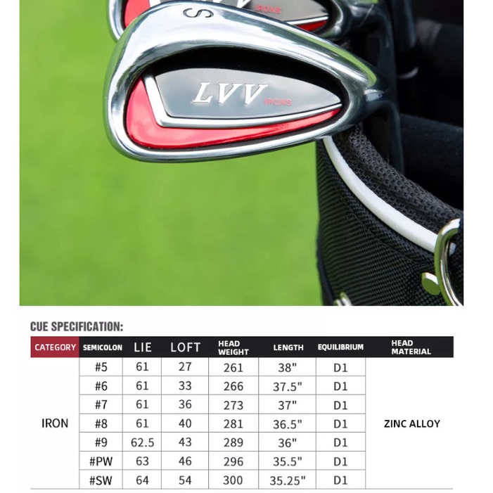 Bộ Gậy Tập Golf Nam PGM LVV Cho Người Mới Bắt Đầu - PGM LVV MTG037 - 4 Gậy