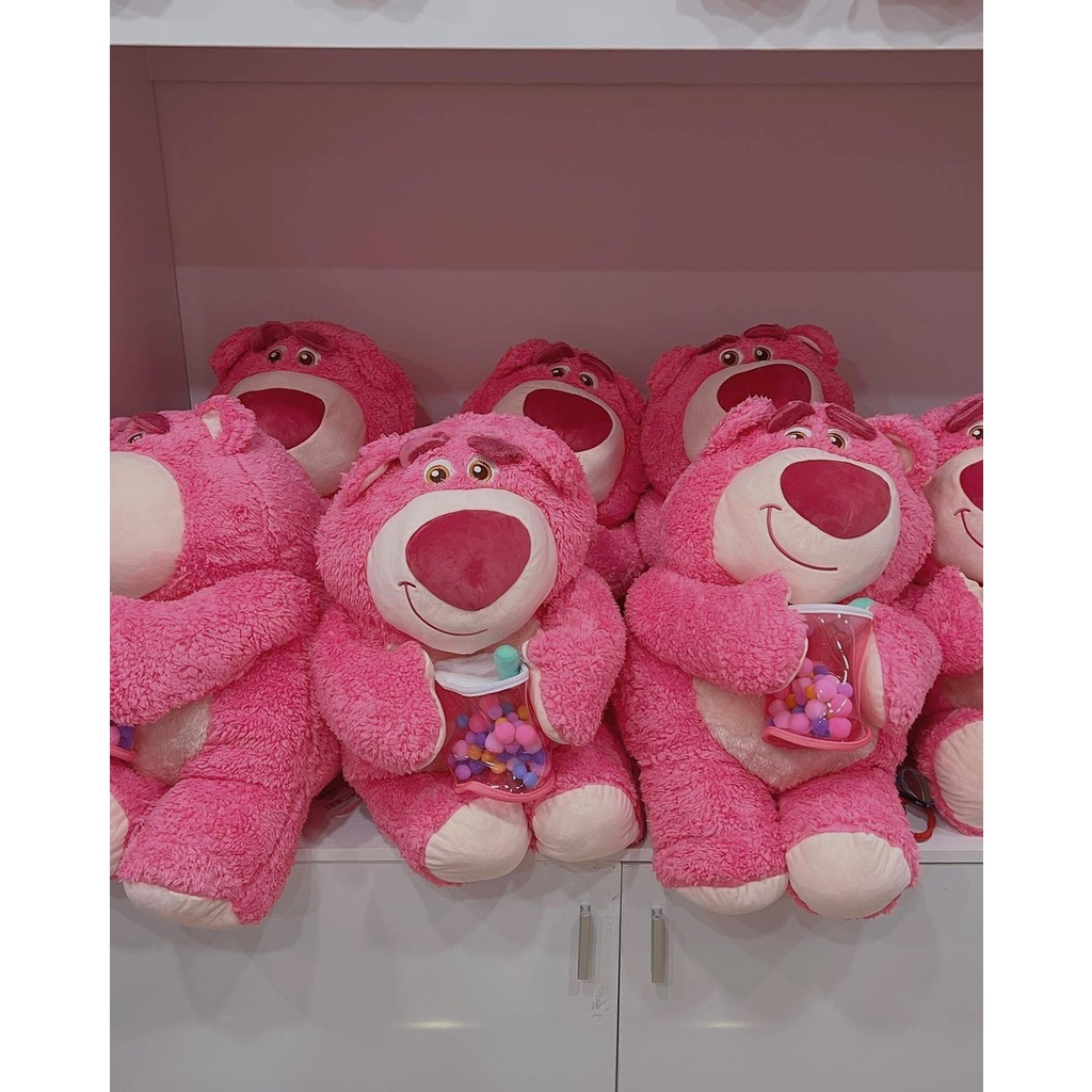 Gấu bông Lotso ôm bình sữa chính hãng Miniso