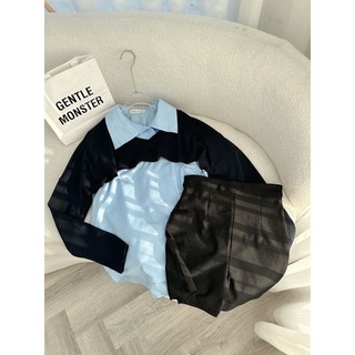 SET ÁO SƠ MI KIỂU KÈM SHORT (KÈM VIDEO HÌNH THẬT)