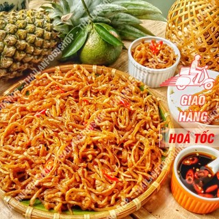 Xá Bấu (Củ cải muối thái sợi) xào xả ớt Lon 400Gram