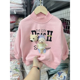 Áo nỉ lông cho bé gái