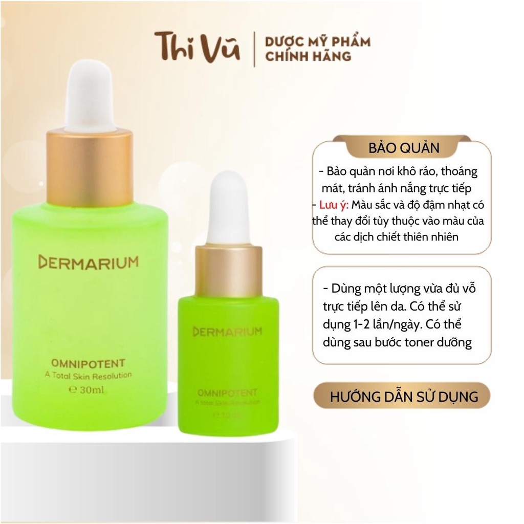 Tinh chất Dermarium Omnipotent Serum B3 toàn năng cho mọi vấn đề da 10ml 30ml