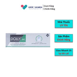 Gel dolly-ac acnes gel kiểm soát nhờn, mờ sẹo, mờ thâm mụn
