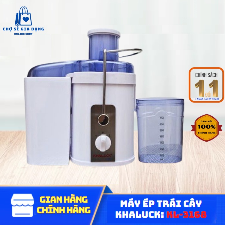 Máy Ép Trái Cây Khaluck KL-3168 - Công suất 450W( lưỡi dao bằng théo không rỉ)-Chợ Sỉ Gia Dụng