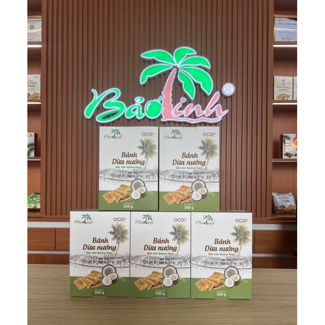Bánh dừa nướng Bảo Linh hộp 250g, Đặc sản trứ danh Quảng Nam