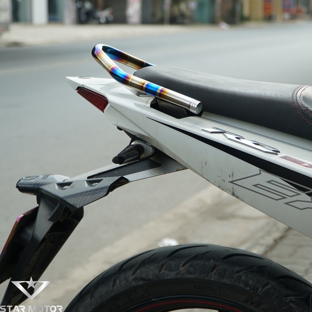 Tay xách, cảng sau Titanium Exciter 150, 155 chất liệu Titan mối hàn mũi tên