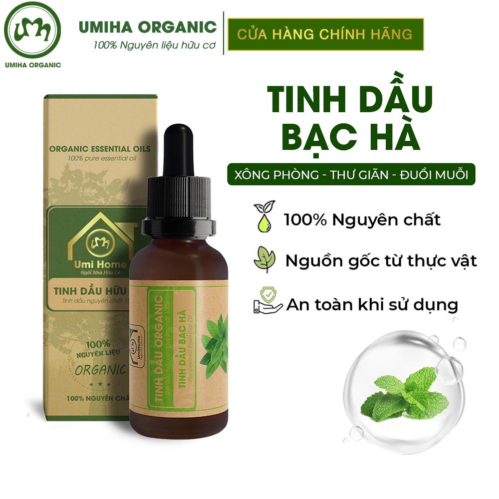 Tinh Dầu Thiên Nhiên Nguyên Chất Umiha 10/30ml | Tự Chọn Mùi | Giúp Thơm Phòng, Xả Stress, Kích Thích Miễn Dịch Dịch