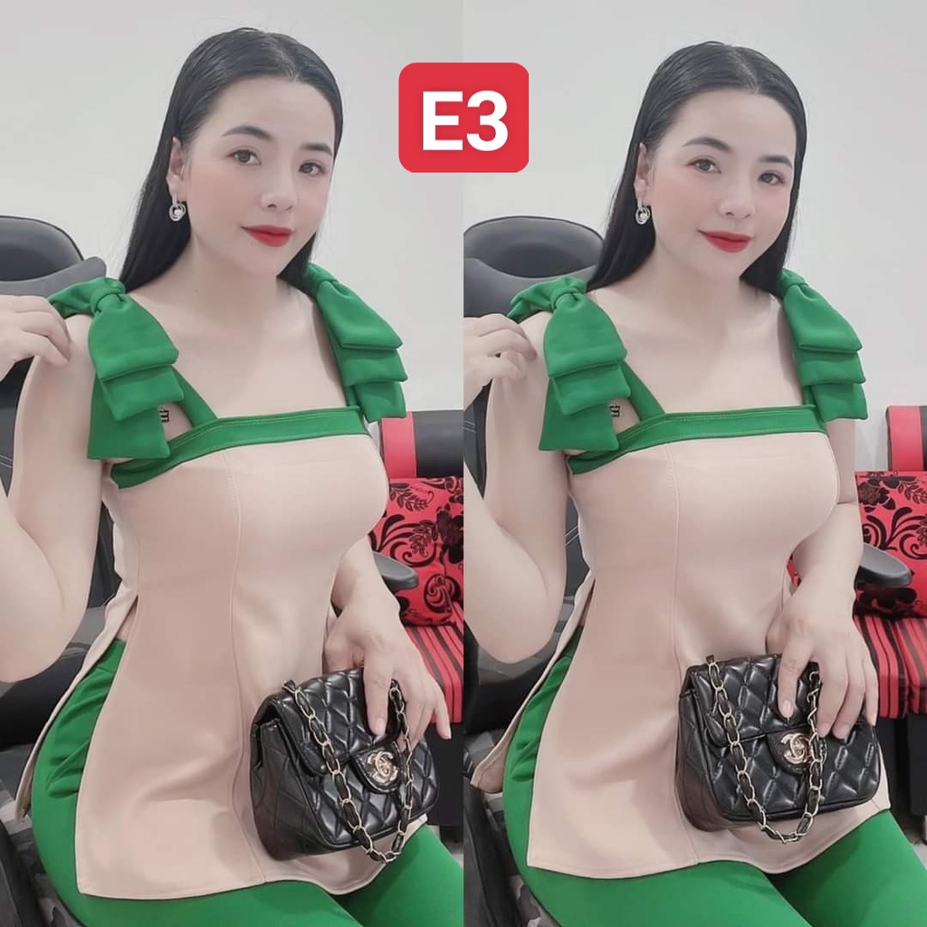 SÉT BỘ NỮ DÂY NƠ XẺ TÀ THỜI TRANG 2023