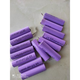 pin 18650 cũ dung lượng 1500mah, 2000mah (tháo xe điện máy khoan)