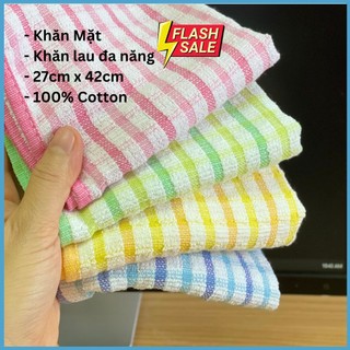 Khăn lau bếp, khăn lau tay, khăn lau đa năng hàng xuất nhật 27*42cm, 100% cotton