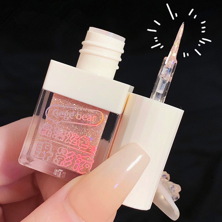 1 Phấn Mắt Dạng Lỏng Ánh Nhũ Lấp Lánh Nhiều Màu Sắc Thời Trang Dành Cho Nữ