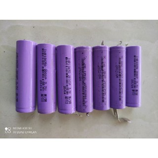 pin 18650 cũ dung lượng 1500mah, 2000mah (tháo xe điện máy khoan)