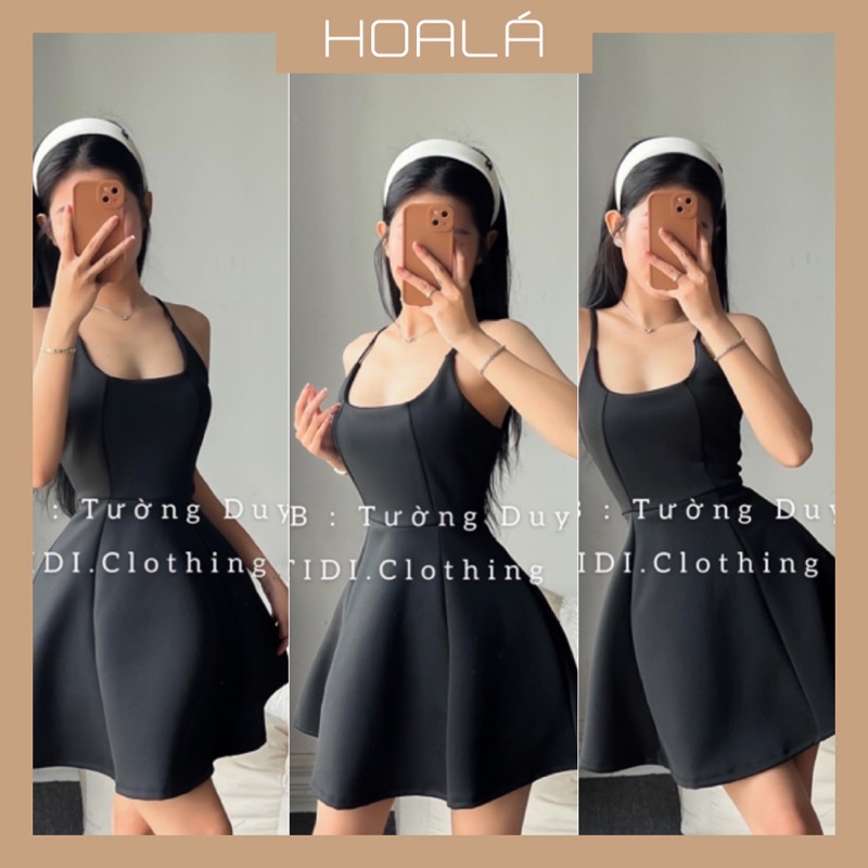 Đầm Thun Cotton Xốp Tà Xoè Công Chúa D121