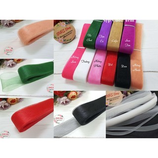 NẸP CƯỚC 4CM ( Dùng may viền chân váy tạo phồng) CUỘN 18-20m