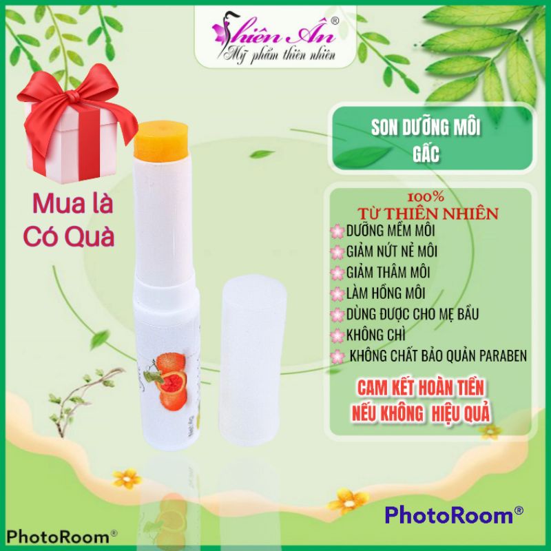 Son dưỡng môi gấc,mềm môi,hết khô nứt nẻ,làm hồng môi